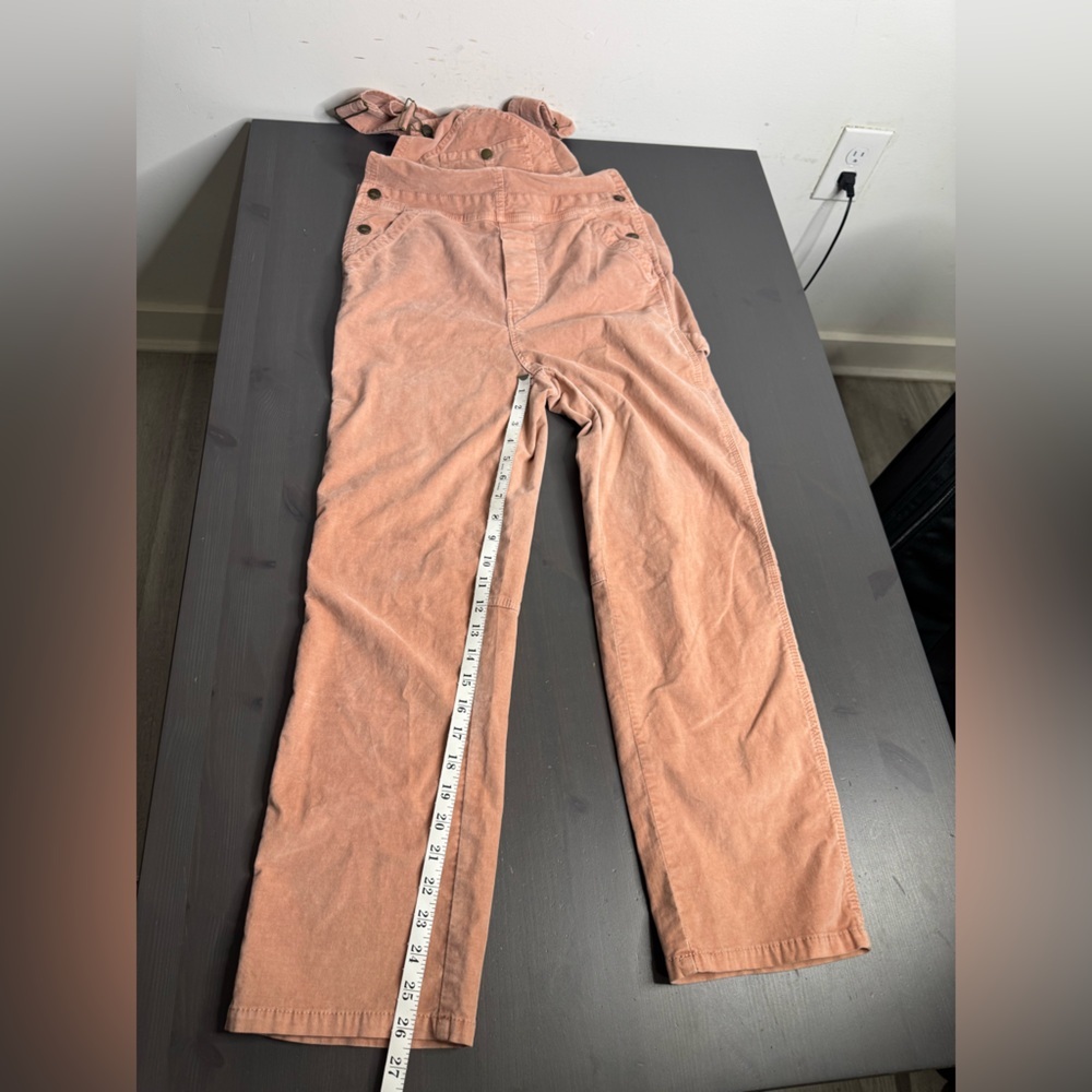 Faherty Kerry Twill Overalls Organic Cotton Pockets - Picture 10 of 11